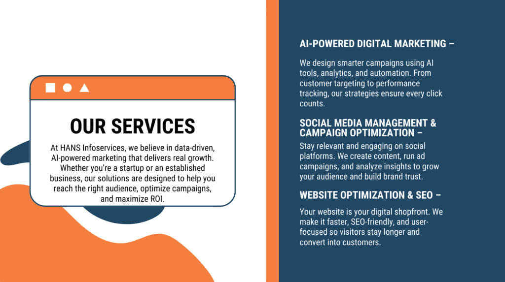 Our Services HANS Infoservices